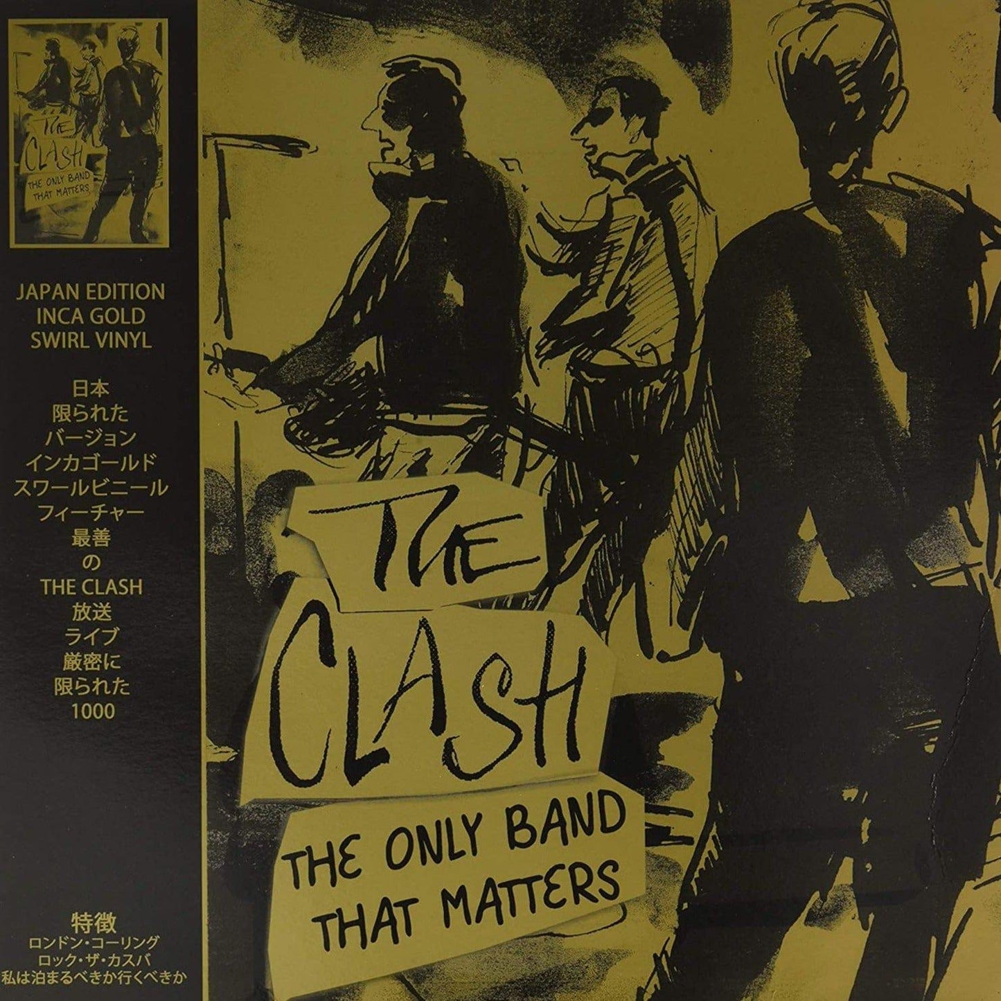 The Clash - The Only Band That Matters (Limited Edition Import, Gold Vinyl) (LP) - Joco Records