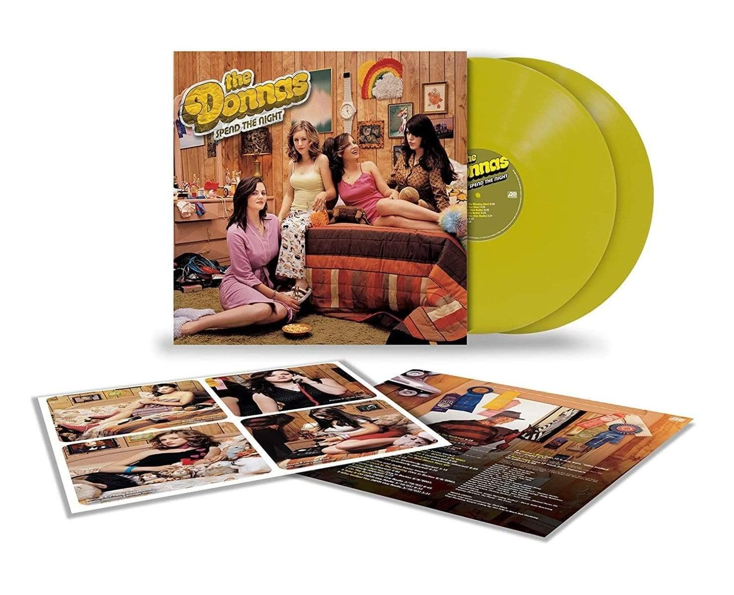 The Donnas - Spend The Night (Deluxe Edition, 180 Gram, Yellow Vinyl) (2 LP) - Joco Records
