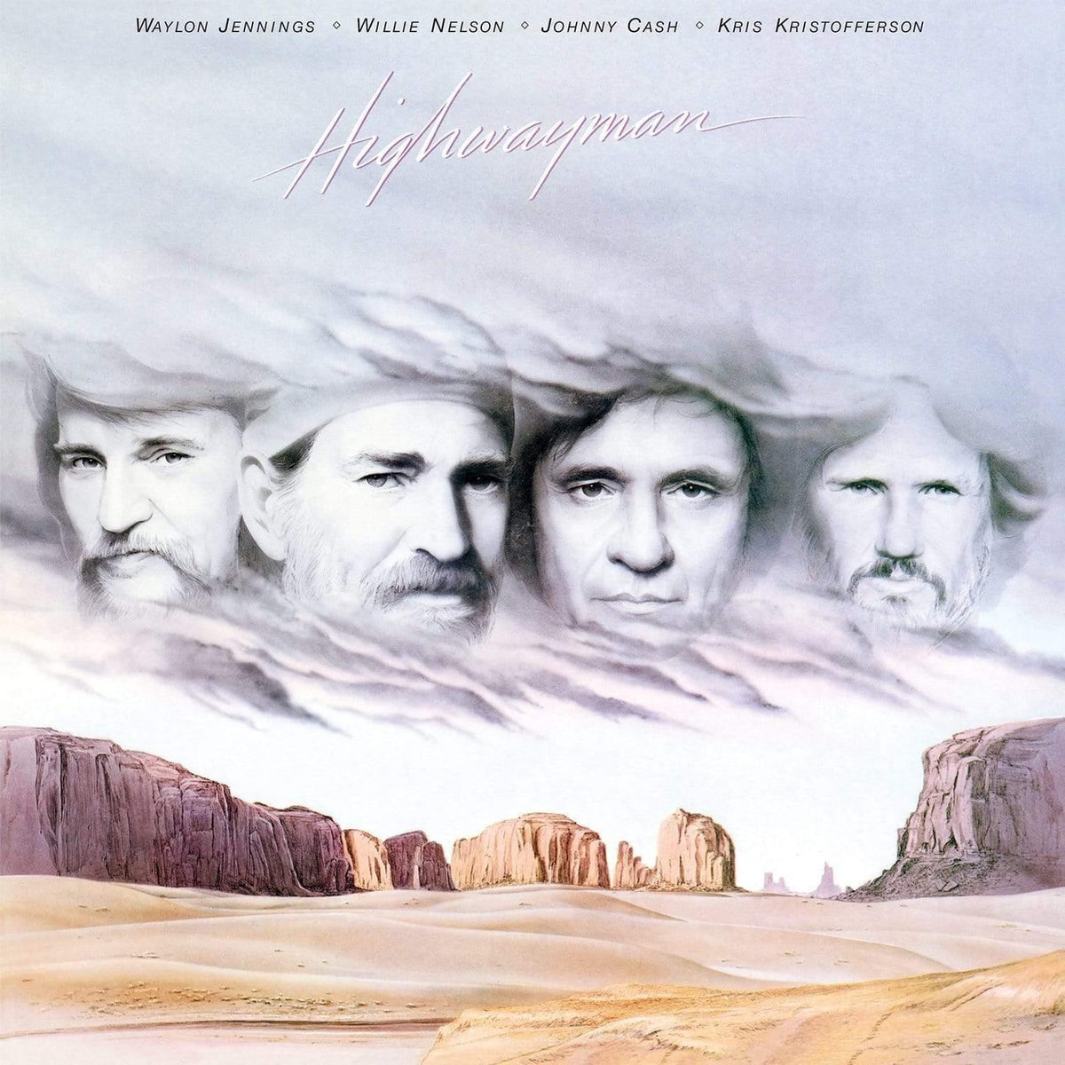 The Highwaymen - Highwayman (Limited Edition, Clear Vinyl) (LP) - Joco Records