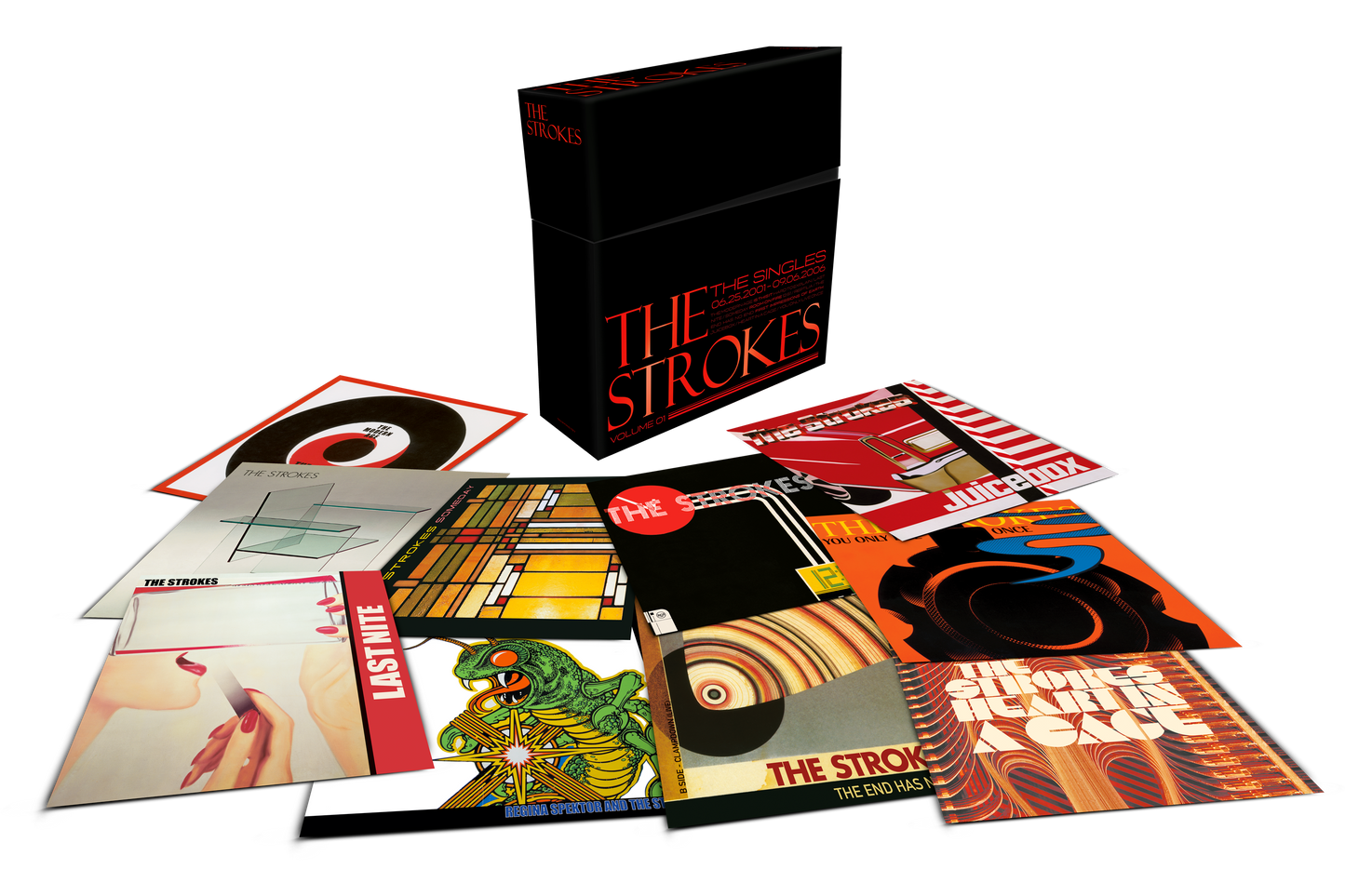 The Strokes - The Singles - Volume 01 (7 Inch Box Set) (Vinyl) - Joco Records