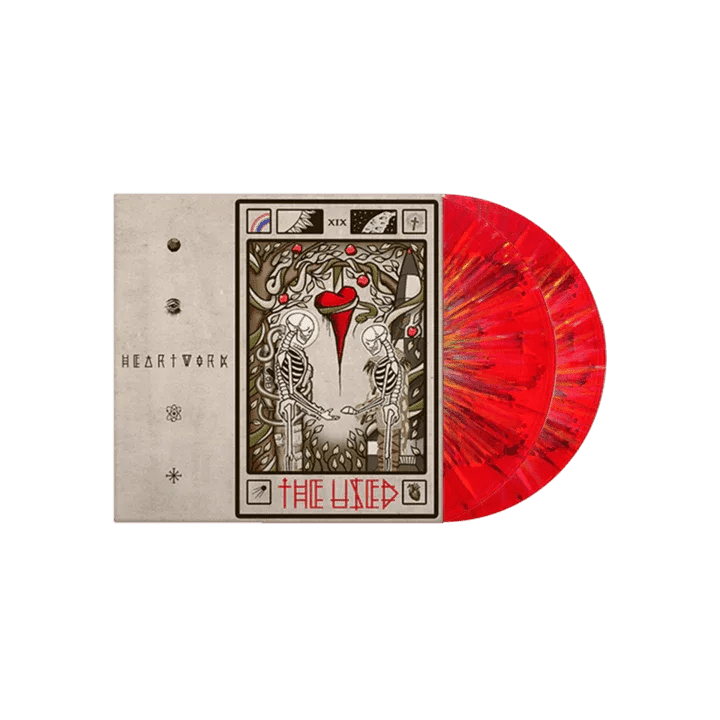 The Used - Heartwork (2 LP) Translucent Red W/ Rainbow Splatter (2 LP) - Joco Records