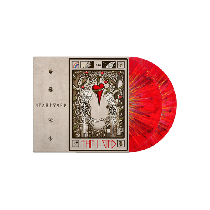 The Used - Heartwork (2 LP) Translucent Red W/ Rainbow Splatter - Joco Records