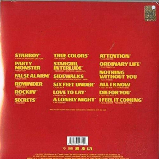 The Weeknd - Starboy - Japan CD Bonus Track – CDs Vinyl Japan Store CD, Neo  Soul, R&B & Soul, Weeknd CDs