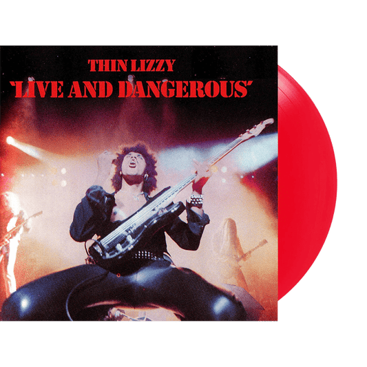 Thin Lizzy - Live And Dangerous (180 Gram Vinyl, Clear Vinyl, Red, Audiophile, Limited Edition) (2 LP) - Joco Records
