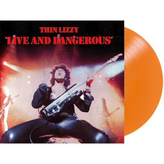 Thin Lizzy - Live And Dangerous (Limited Edition, 180 Gram, Clear Orange Vinyl) (2 LP) - Joco Records