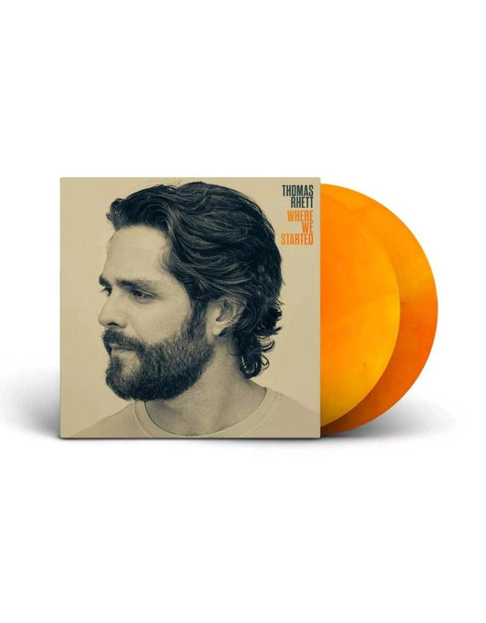 Thomas Rhett - Where We Started (Limited Edition, Translucent Orange Color Vinyl) (Import) (2 LP) - Joco Records