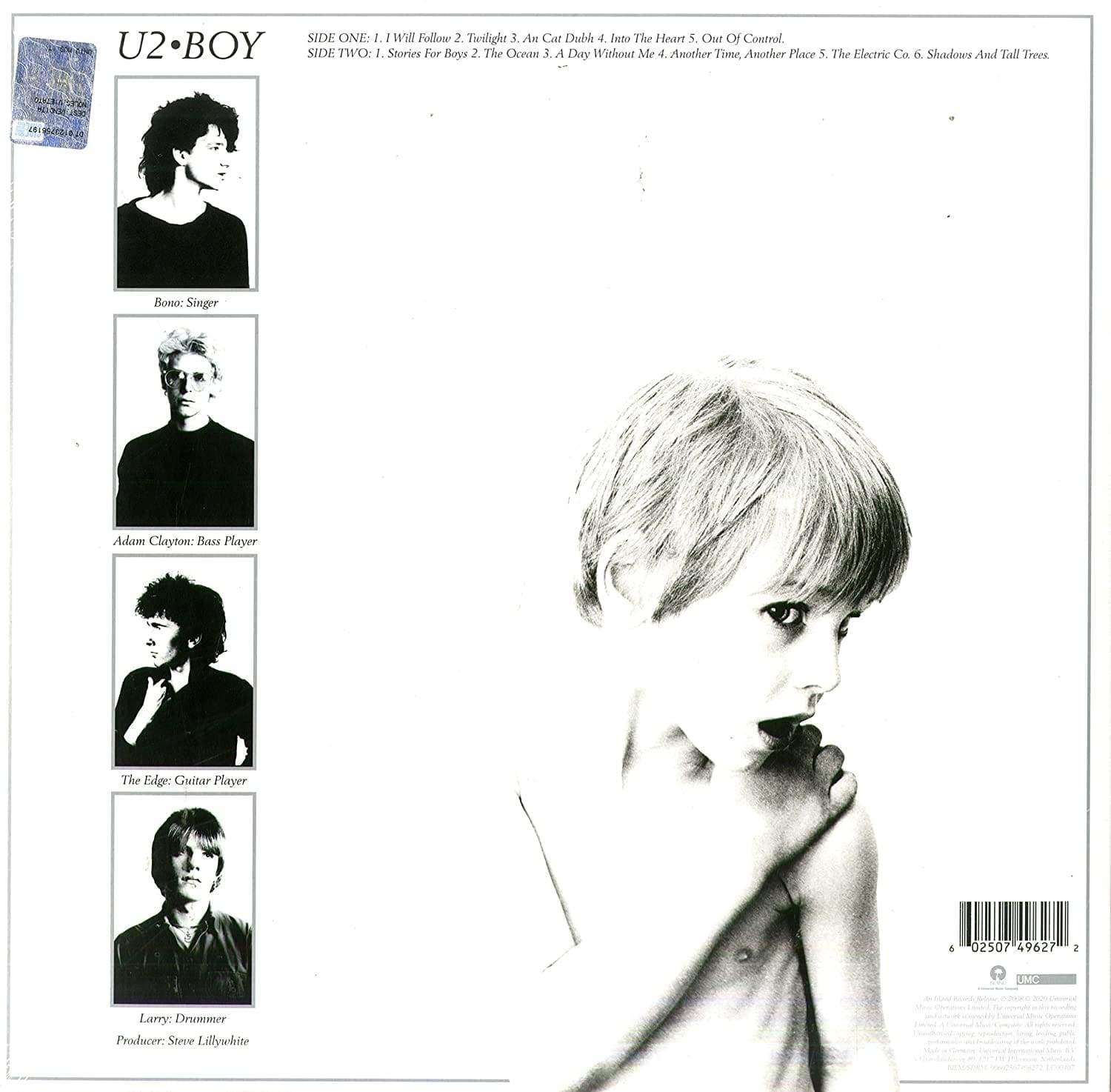 U2 - Boy (40th Anniversary Edition) (RSD & Indie Exclusive, Remastered, White Vinyl) (LP) - Joco Records