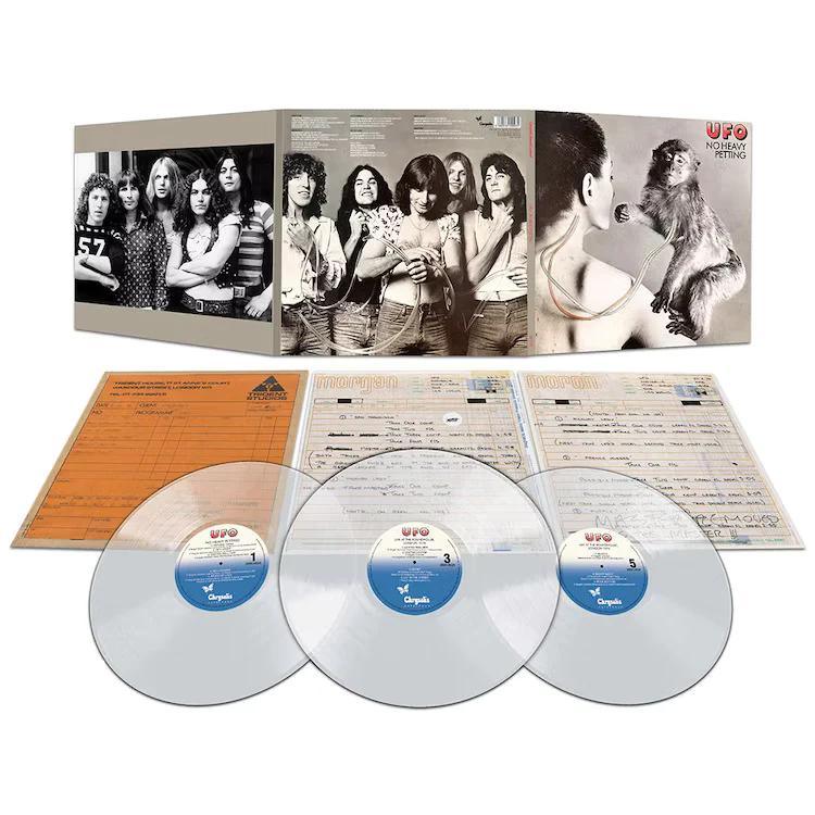 UFO - No Heavy Petting (2023 Remastered Deluxe Edition) (Clear Vinyl) (3 LP) - Joco Records