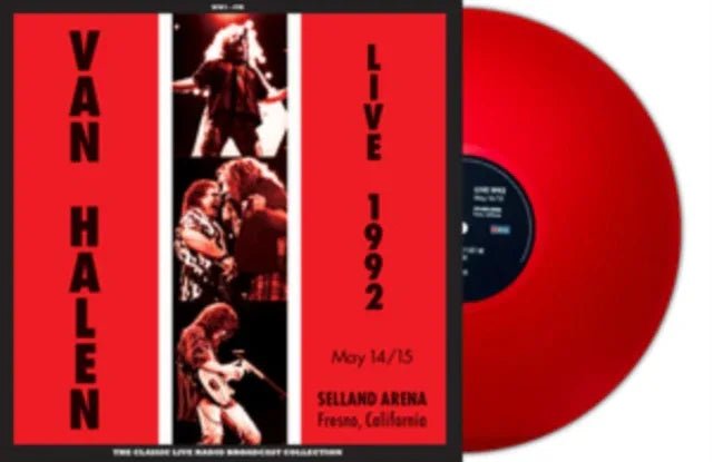 Van Halen - Live at the Selland Arena, Fresno CA, May 14-15 1992 (Import) (Red Vinyl, 2 LP) - Joco Records