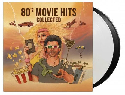 Various Artists - 80's Movie Hits Collected (Limited Edition Import, 180 Gram, White & Black Vinyl) (2 LP) - Joco Records