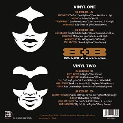 Various Artists - Black & Ballads (B+B) (Limited Coloured Vinyl) (2 LP) (Import) - Joco Records