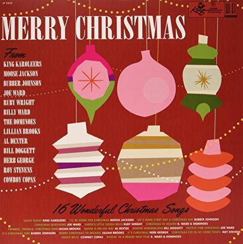 Various Artists - Merry Christmas From King Records (Red Vinyl) (LP) - Joco Records