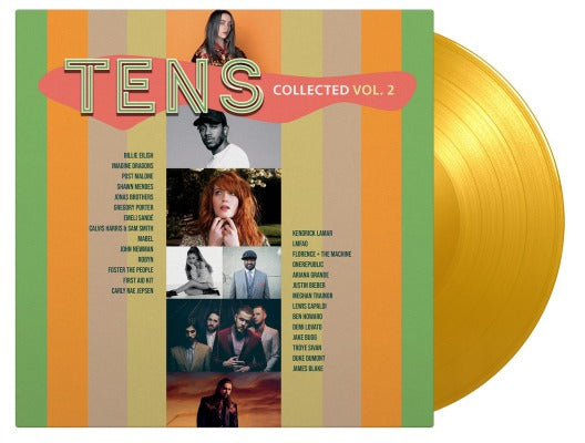 Various Artists - Tens Collected Vol. 2 (Limited Edition, 180 Gram Vinyl, Color Vinyl, Yellow) (Import) (2 LP) - Joco Records