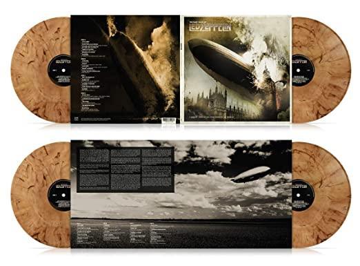 Various Artists - The Many Faces Of Led Zeppelin (Limited Edition Import, Transparent Brown Marbled Vinyl) (2 LP) - Joco Records