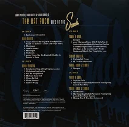 Various Artists - The Rat Pack: Live At The Sands (2 LP) - Joco Records