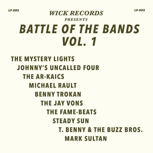 Various Artists - Wick Records Presents Battle Of The Bands Vol. 1 (Black Swirl Vinyl) | Rsd Drop - Joco Records