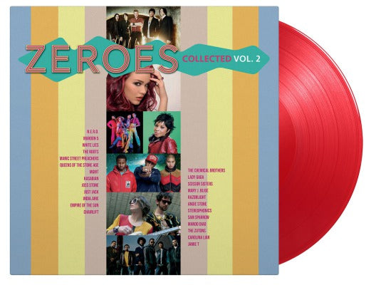Various Artists - Zeroes Collected Vol. 2 (Limited Edition, 180 Gram Vinyl, Color Vinyl, Red) (Import) (2 LP) - Joco Records