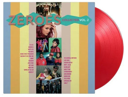 Various Artists - Zeroes Collected Vol. 2 (Limited Edition Import, 180 Gram, Red Vinyl) (2 LP) - Joco Records