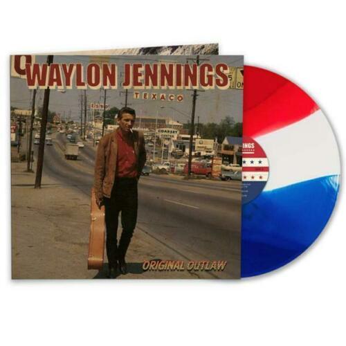 Waylon Jennings - Original Outlaw (Tri-ColorRed, White & Blue Vinyl) (Reissue) (LP) - Joco Records