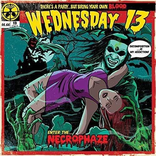 Wednesday 13 - Necrophaze LP (Mint & Purple Swirl Vinyl) In Gatefold (LP) - Joco Records