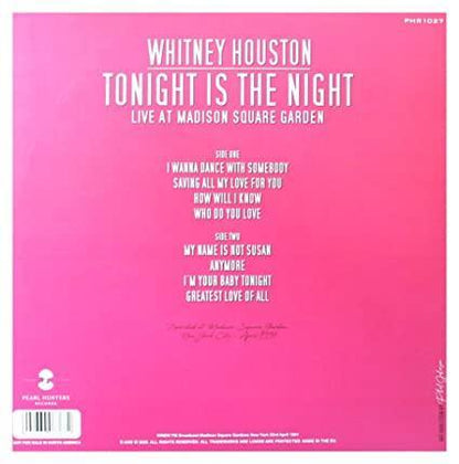 Whitney Houston - Tonight Is The Night: Live At Madison Square Garden (Import) - Joco Records