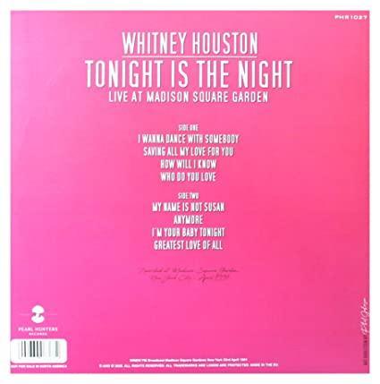 Whitney Houston - Tonight Is The Night: Live At Madison Square Garden (Import) (Vinyl) - Joco Records